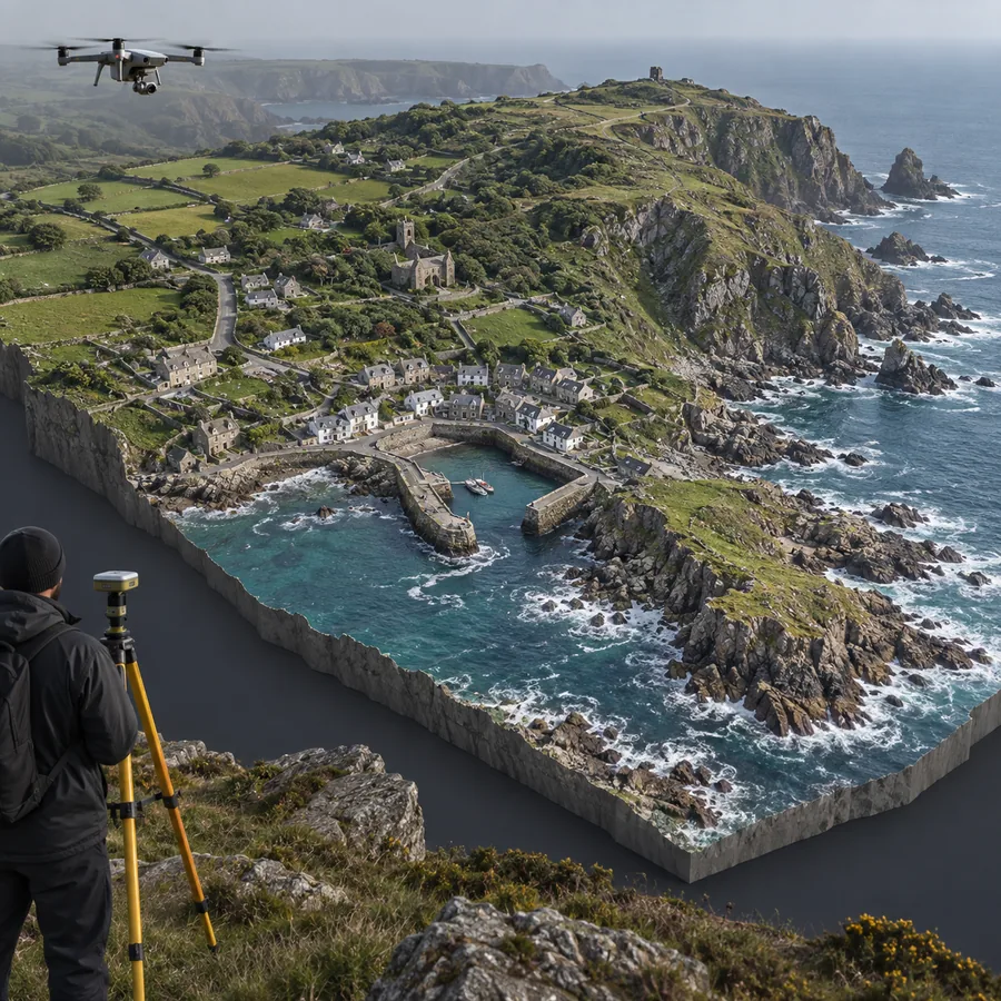 Drone coastline 3D reconstruction