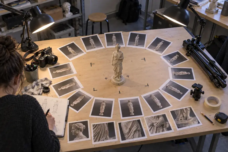 A source image set prepared for a free reconstruction test